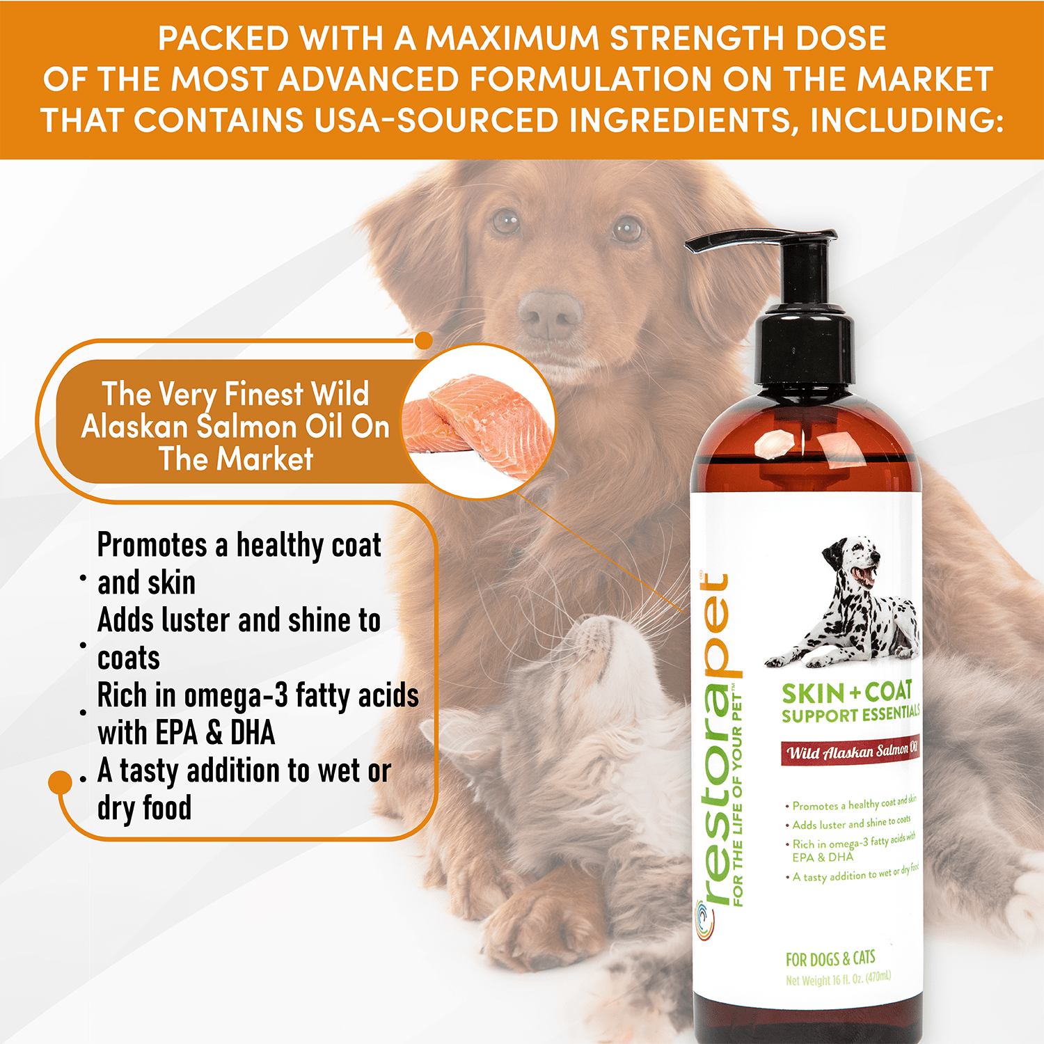 RestoraPet Skin & Coat Support Essentials