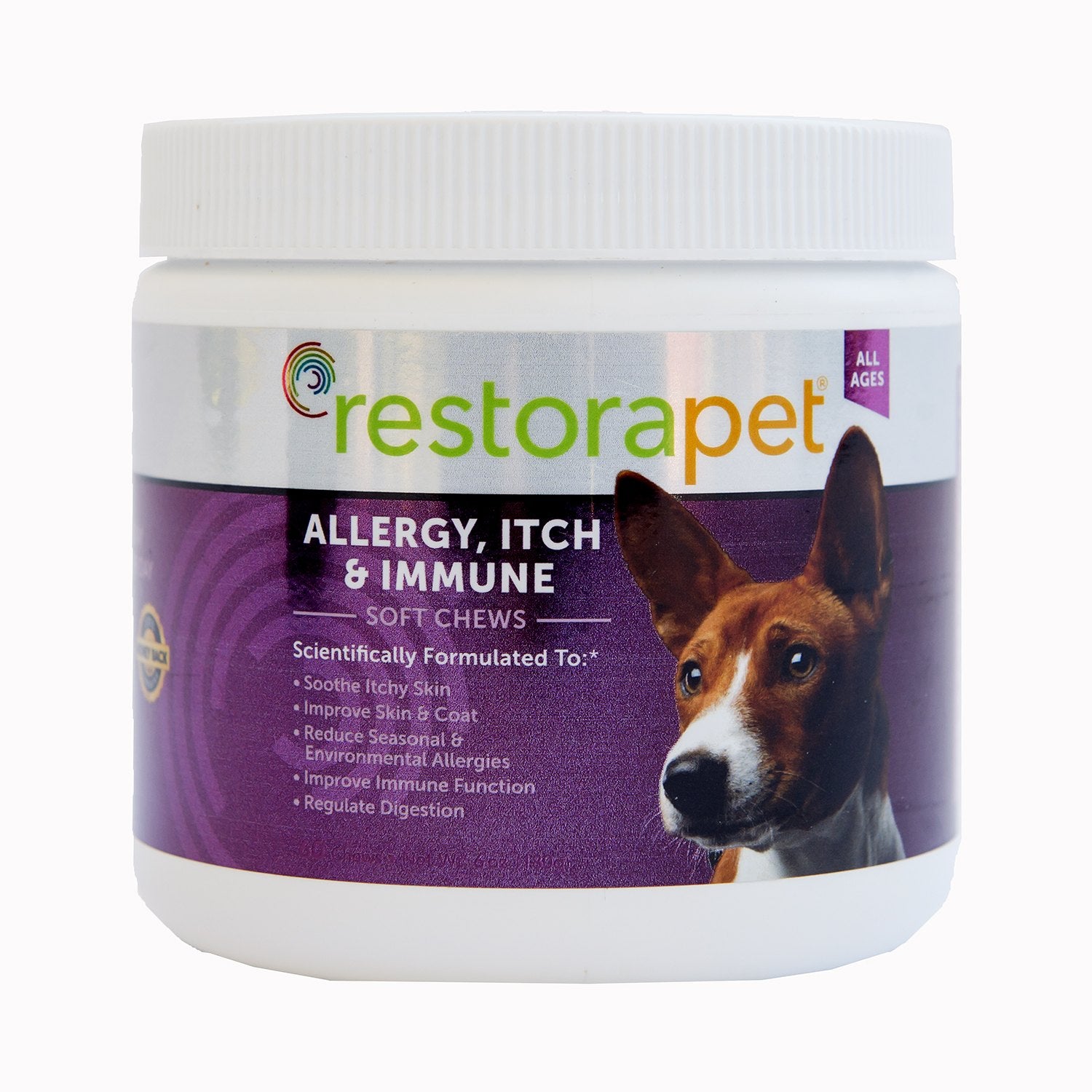 RestoraPet Allergy, Itch & Immune Support Chews - 60 Count - Bacon Flavor