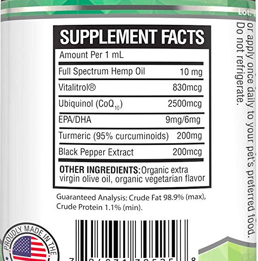 supplement facts